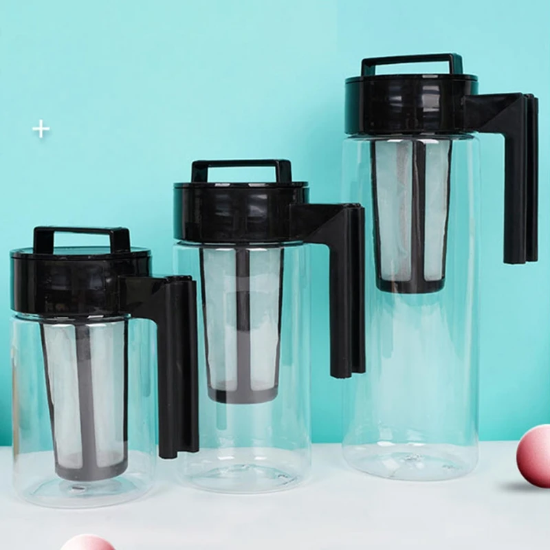 Large Capacity Cold Brew Coffee Pot Cold Tea Pot With Filter Household Plastic Ice Coffee Pot
Large Capacity Cold Brew Coffee Pot Cold Tea Pot With Filter Household Plastic Ice Coffee Pot