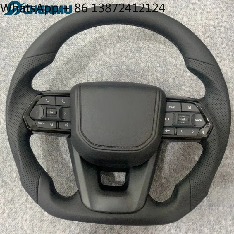 Modification Full Leather Steering Wheel for Toyota Corolla LC300 Hilux N70 Fortuner Land Cruise GR Car Steering Wheel
Modification Full Leather Steering Wheel for Toyota Corolla LC300 Hilux N70 Fortuner Land Cruise GR Car Steering Wheel
