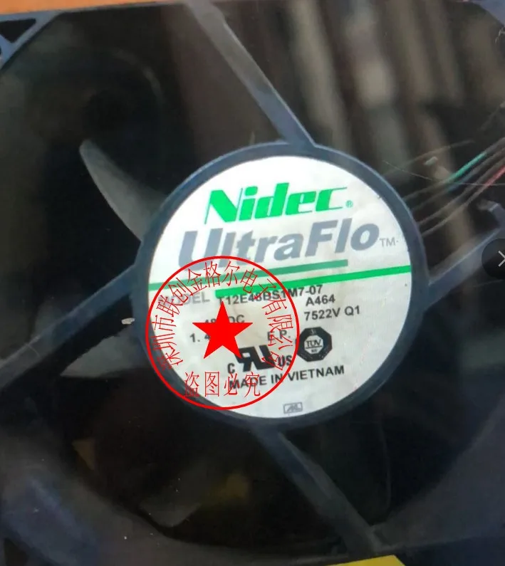 T12E48BS1M7-07 A464 48VDC 1.45A ВЕНТИЛЯТОР 100% новый и оригинальный
T12E48BS1M7-07 A464 48VDC 1.45A ВЕНТИЛЯТОР 100% новый и оригинальный