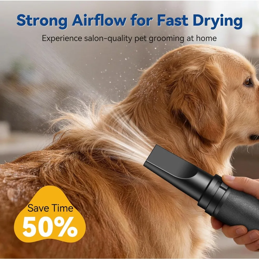 US Shipping Professional Dog Hair Dryer 2800W Adjustable Speed & Temperature with 4 Nozzles for Grooming
US Shipping Professional Dog Hair Dryer 2800W Adjustable Speed & Temperature with 4 Nozzles for Grooming