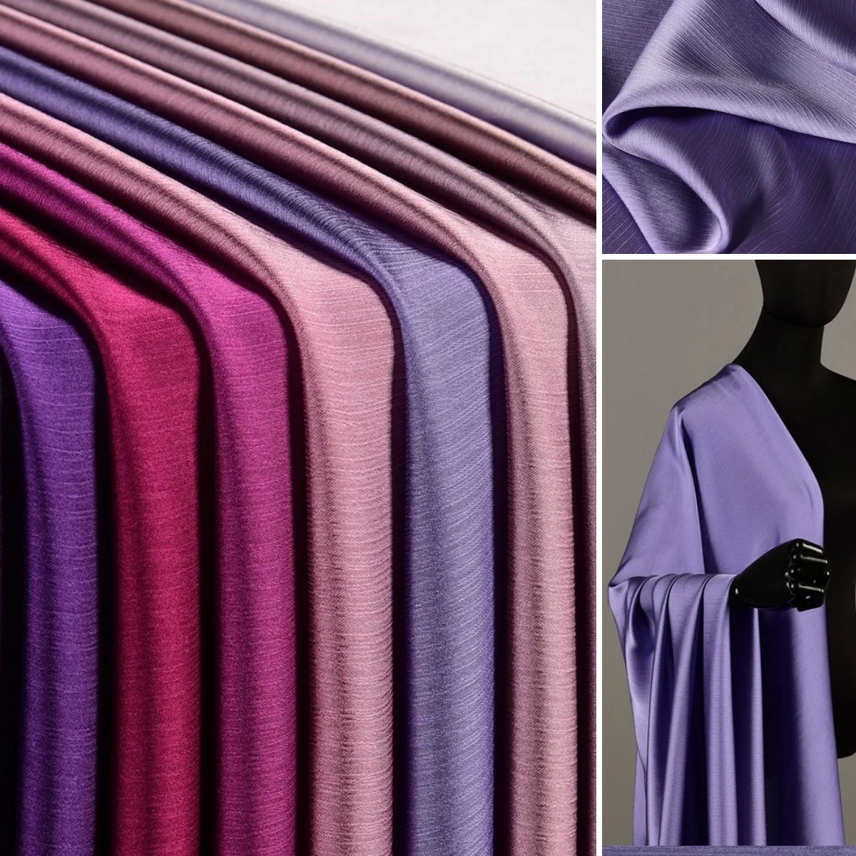 Фиолетовая серия, глянцевая атласная мягкая дышащая ткань, шитье вечернее платье, рубашка, платье, сделай сам, высококачественная ткань для одежды на заказ
Фиолетовая серия, глянцевая атласная мягкая дышащая ткань, шитье вечернее платье, рубашка, платье, сделай сам, высококачественная ткань для одежды на заказ