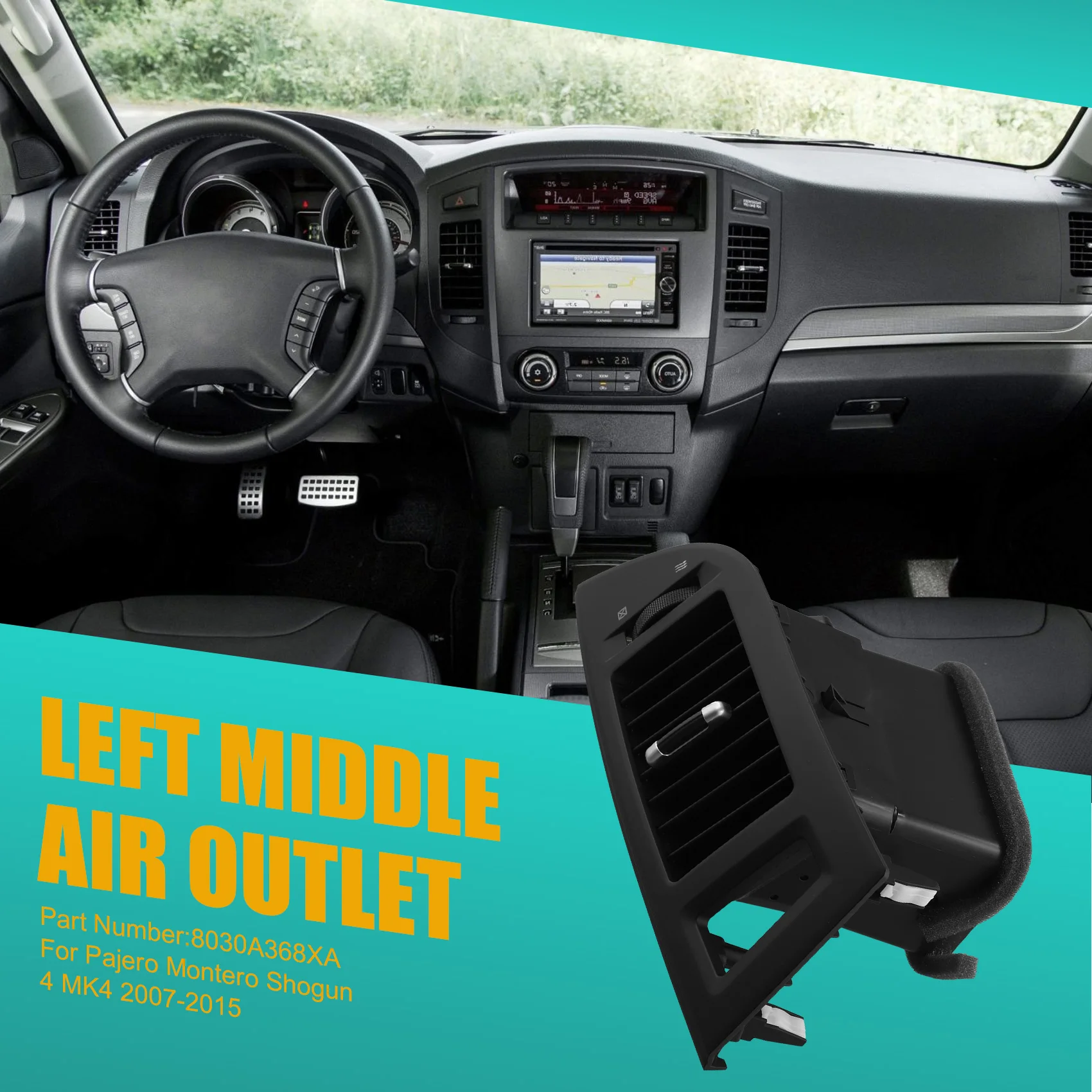 AS57-Car Instrument Panel Air Outlet For Pajero Montero Shogun 4 MK4 2007-2015 Middle Left 8030A368XA
AS57-Car Instrument Panel Air Outlet For Pajero Montero Shogun 4 MK4 2007-2015 Middle Left 8030A368XA