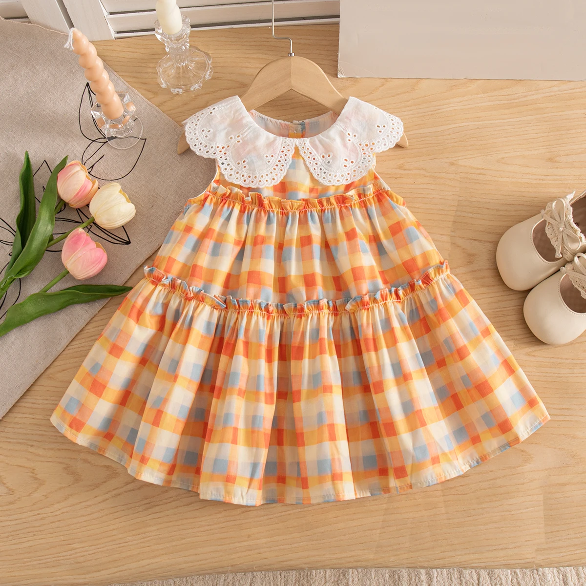 Baby Girl Dress Summer New Style Baby Collar Sleeveless Fresh Daily Outdoor Dress Children's Clothing 9 Months -3 Years Old
Baby Girl Dress Summer New Style Baby Collar Sleeveless Fresh Daily Outdoor Dress Children's Clothing 9 Months -3 Years Old