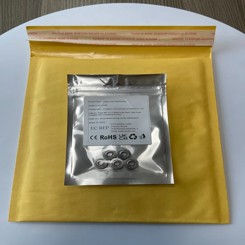 4PCS SV4-12ZZ 4X12X4 mm Stainless Steel Roller Bearing Guide Rail Pulley V-shaped Bearing SV4-12 SV4-12Z
4PCS SV4-12ZZ 4X12X4 mm Stainless Steel Roller Bearing Guide Rail Pulley V-shaped Bearing SV4-12 SV4-12Z