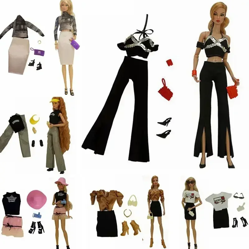Fashion 1/6 BJD Doll Clothes For Barbie Outfits Set Coat Shirt Top Pants Skirt Shoes Bag Glasses 11.5" Dolls Accessories DIY Toy
Fashion 1/6 BJD Doll Clothes For Barbie Outfits Set Coat Shirt Top Pants Skirt Shoes Bag Glasses 11.5" Dolls Accessories DIY Toy