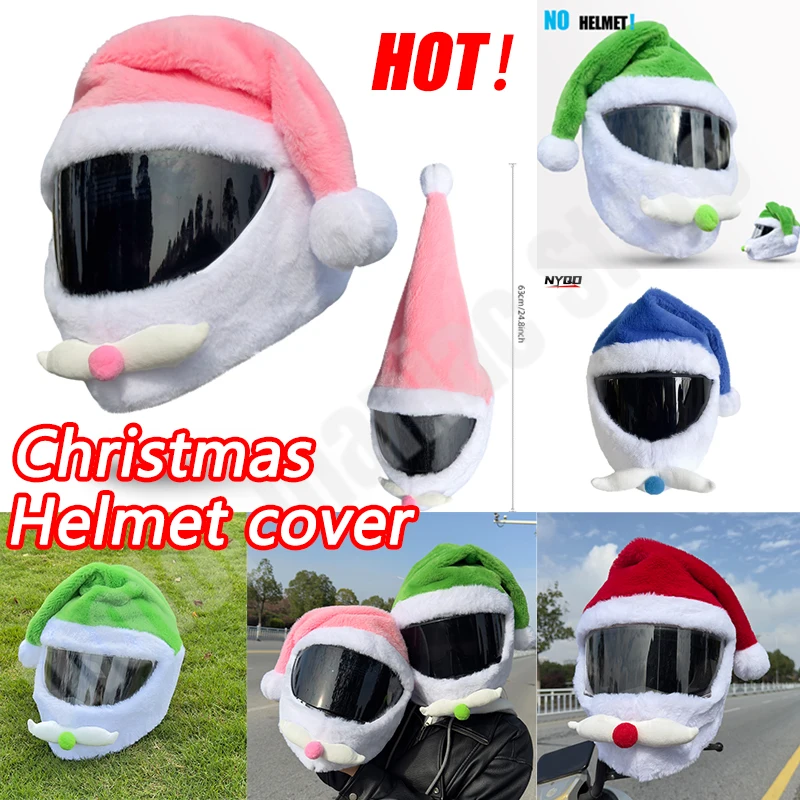Merry ChristmasMotorcycle Helmet Cover Santa Cycling Helmet Full Face Safe Hat Santa Claus Christmas Racing Cap Decoration Gift
Merry ChristmasMotorcycle Helmet Cover Santa Cycling Helmet Full Face Safe Hat Santa Claus Christmas Racing Cap Decoration Gift