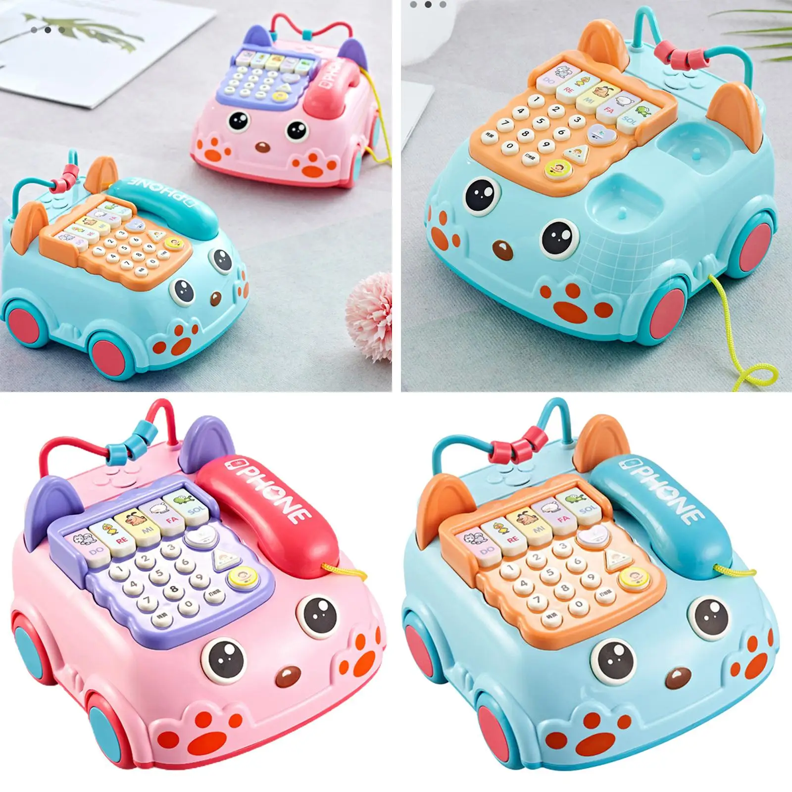 Phone Toy Early Education Gift Pretend to Call A Phone Call Development of Educational Function
Phone Toy Early Education Gift Pretend to Call A Phone Call Development of Educational Function