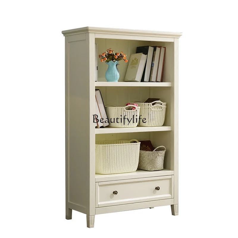 American bookcase, bookshelf floor-to-ceiling cabinet, small white locker in the bedroom
American bookcase, bookshelf floor-to-ceiling cabinet, small white locker in the bedroom