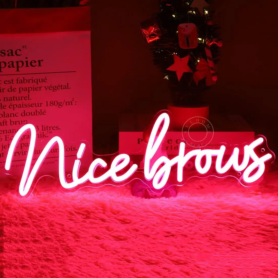 Nice Brows Neon Sign USB Dimmable LED Light for Beauty Salon Makeup Studio Eyebrow Business Aesthetic Decor Gifts Night Light
Nice Brows Neon Sign USB Dimmable LED Light for Beauty Salon Makeup Studio Eyebrow Business Aesthetic Decor Gifts Night Light