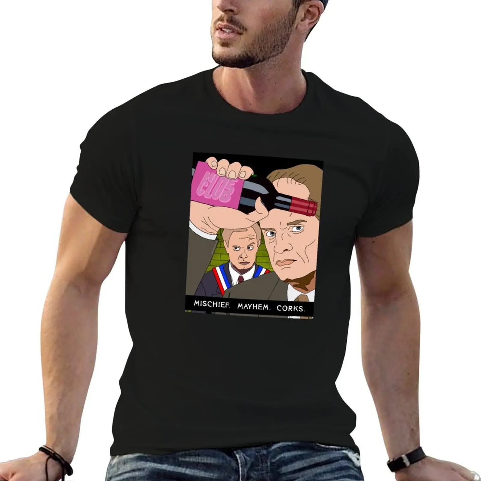 Niles and Frasier —Wine Club - Whine Club - Hail Corkmaster - Merlot Shiraz Cabernet T-Shirt g man t shirts for men T-Shirt
Niles and Frasier —Wine Club - Whine Club - Hail Corkmaster - Merlot Shiraz Cabernet T-Shirt g man t shirts for men T-Shirt