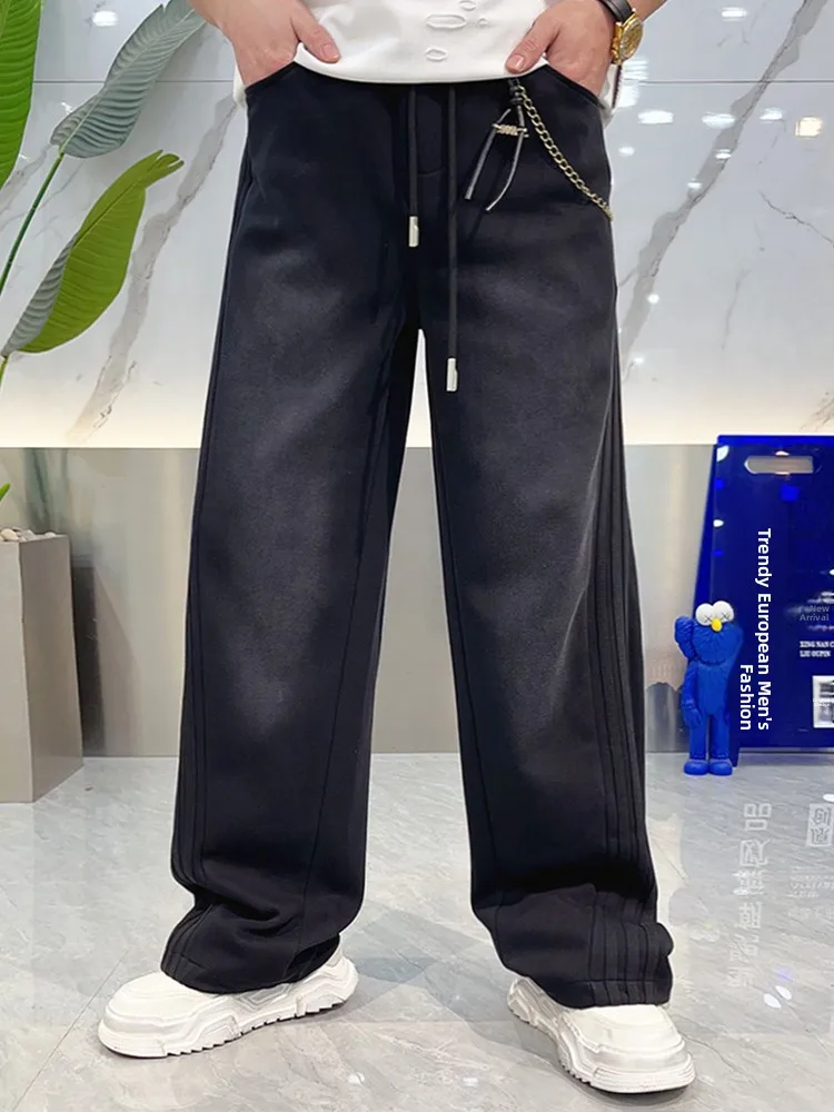 Men's High Waist Casual Pants Bla Versatile Spor Long Trousers Spring Summer New Sle Street Faion Casual Sports Trousers
Men's High Waist Casual Pants Bla Versatile Spor Long Trousers Spring Summer New Sle Street Faion Casual Sports Trousers