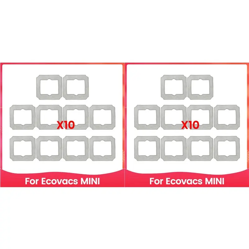 ABMR-20PCS Washable Mop Cloths Cleaning Rag For Ecovacs Mini Window Vacuum Cleaner Robot Replacement Accessories
ABMR-20PCS Washable Mop Cloths Cleaning Rag For Ecovacs Mini Window Vacuum Cleaner Robot Replacement Accessories