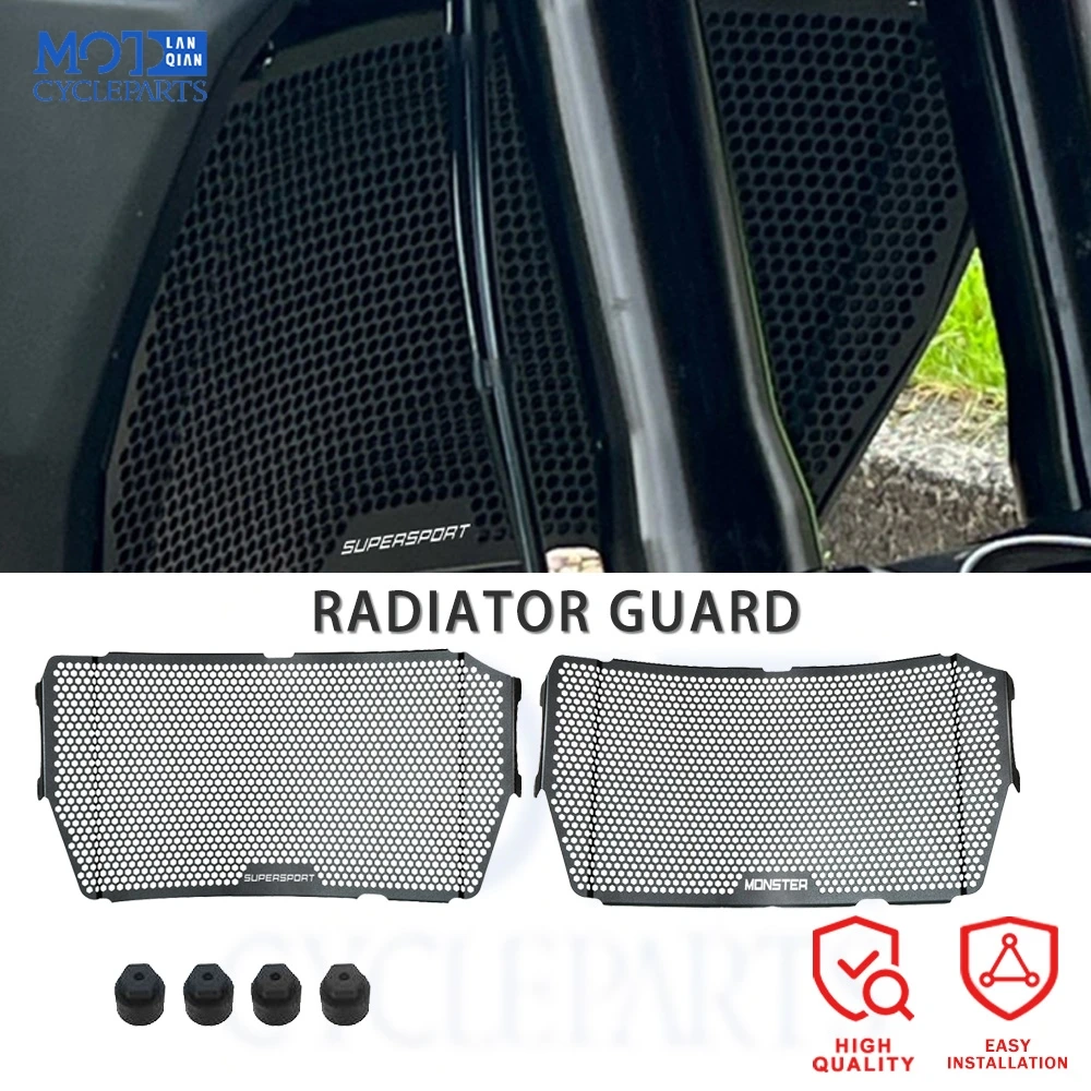 2017-2026 FOR Ducati Hypermotard 950 Monster 821 1200 SuperSport 939 950 Diavel 1260 Motorcycle Radiator Guard Grille Protector
2017-2026 FOR Ducati Hypermotard 950 Monster 821 1200 SuperSport 939 950 Diavel 1260 Motorcycle Radiator Guard Grille Protector