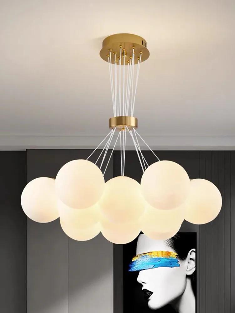 New Modern Bubble LED Moon Pendant for Bedroom Dining Room Interior Decoration Living Room Ceiling Planet Creative Pendant
New Modern Bubble LED Moon Pendant for Bedroom Dining Room Interior Decoration Living Room Ceiling Planet Creative Pendant