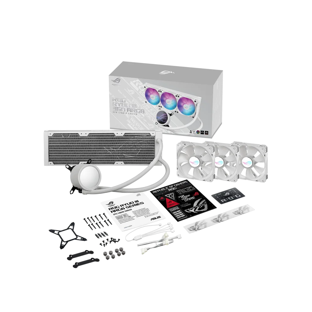 New ROG RYUO III 360 ARGB WHITE LGA1851 Ready for Ultra 9/7/5 285K 265K AIO CPU Cooler ARGB Liquid CPU Fan Gaming PC Cooling
New ROG RYUO III 360 ARGB WHITE LGA1851 Ready for Ultra 9/7/5 285K 265K AIO CPU Cooler ARGB Liquid CPU Fan Gaming PC Cooling