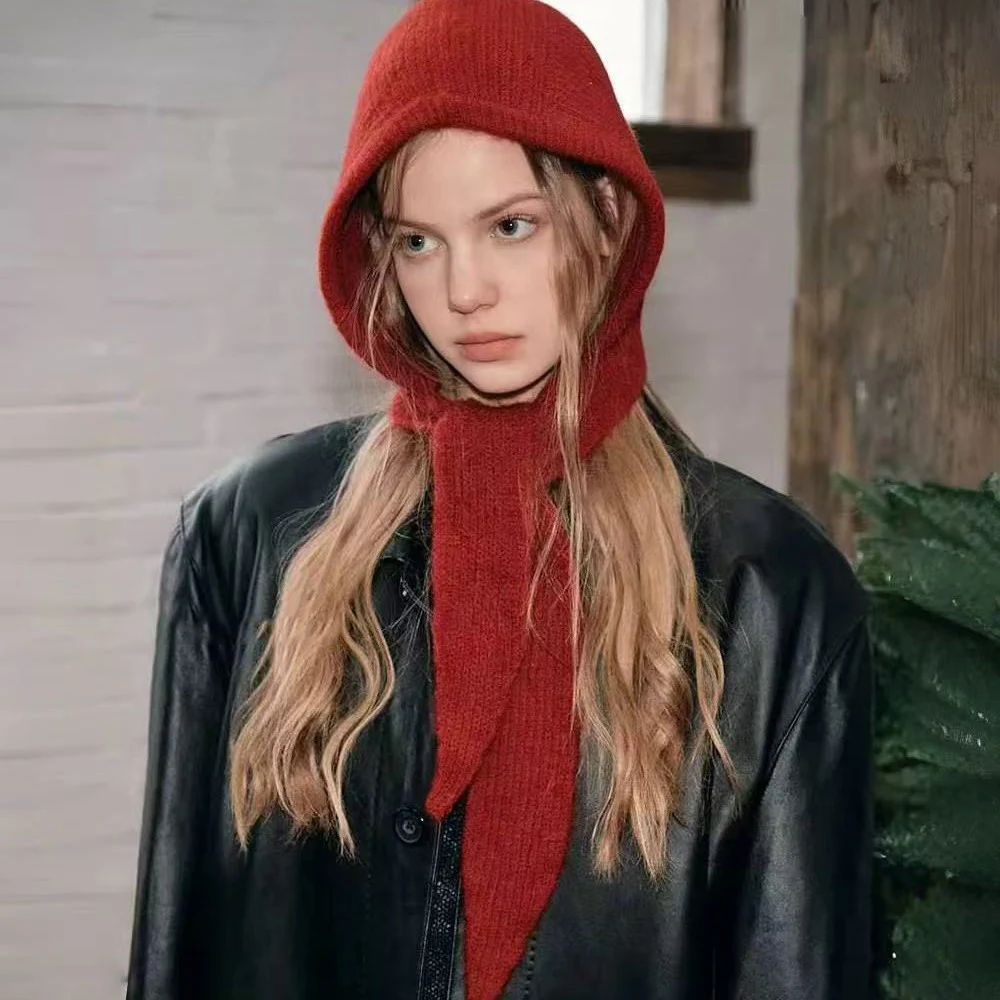 Knitted Beanies Cap Wool Blend For Women Balaclava Winter Warm Unisex Hooded Hat Neck Collar Scarf Cap Ski Beanie Cold Hats
Knitted Beanies Cap Wool Blend For Women Balaclava Winter Warm Unisex Hooded Hat Neck Collar Scarf Cap Ski Beanie Cold Hats