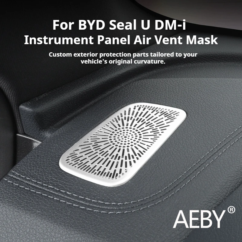 AEBY For BYD Seal U DM-i 2020-2025 Dashboard Stereo Mesh Guard, Air Vent Speaker Grille Cover, Interior Decoration Accessories
AEBY For BYD Seal U DM-i 2020-2025 Dashboard Stereo Mesh Guard, Air Vent Speaker Grille Cover, Interior Decoration Accessories