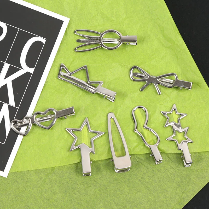 Y2K Duckbill Hairpin Sliver Metal Hair Clips Women Girls Personality Bangs Side Headwear Barrettes Hairclip Styling Accessories
Y2K Duckbill Hairpin Sliver Metal Hair Clips Women Girls Personality Bangs Side Headwear Barrettes Hairclip Styling Accessories