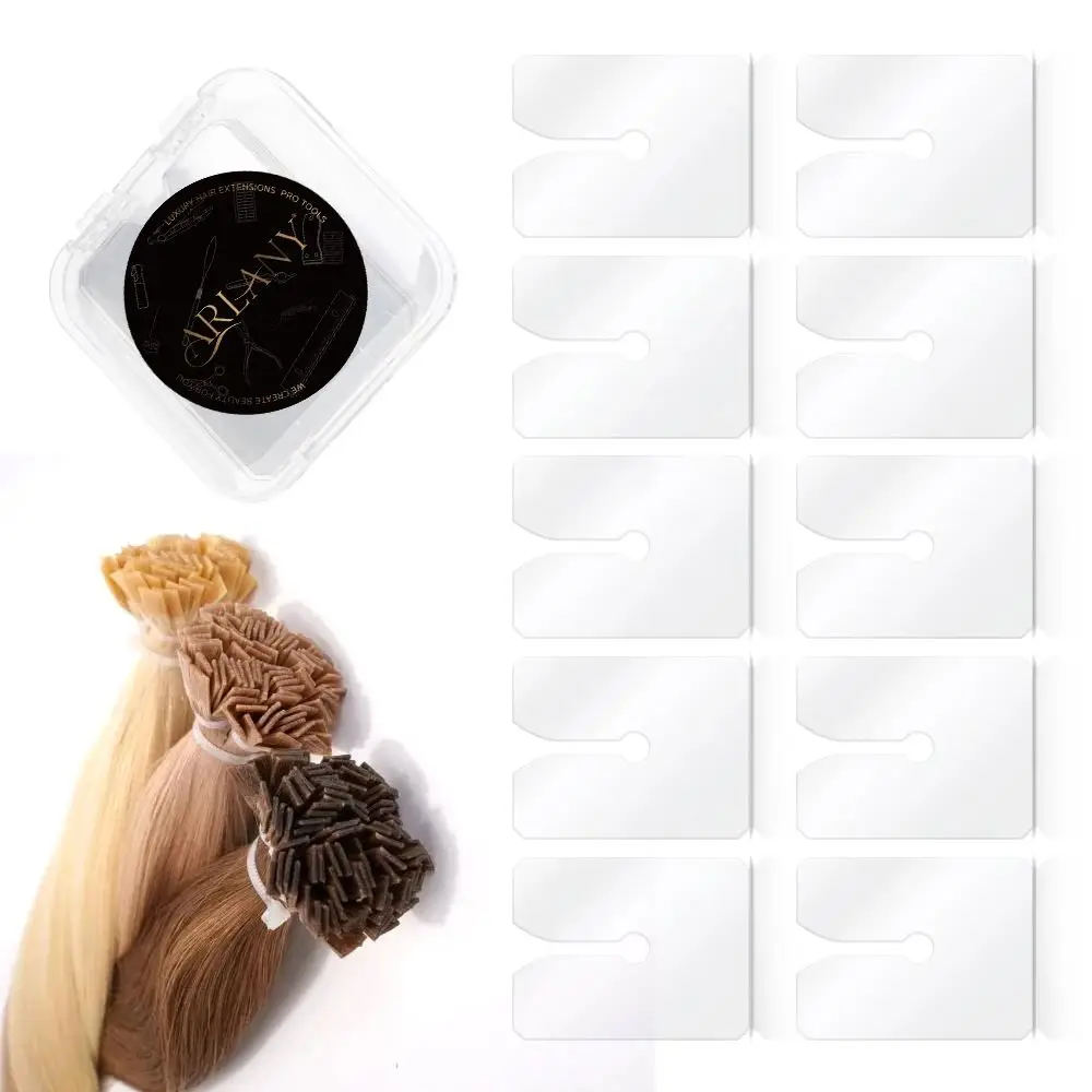 ARLANY 10Pcs/Box Acrylic Hot Heat Shield for Keratin Extensions Pre-bonded Extensions K Tip Protector Shield Guards
ARLANY 10Pcs/Box Acrylic Hot Heat Shield for Keratin Extensions Pre-bonded Extensions K Tip Protector Shield Guards