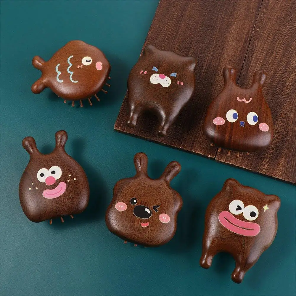 Animal Shape Air Bag Sandalwood Comb Cartoon Anti Static Massage Comb Head Blood Circulation Relieve Stress Air Cushion Comb
Animal Shape Air Bag Sandalwood Comb Cartoon Anti Static Massage Comb Head Blood Circulation Relieve Stress Air Cushion Comb