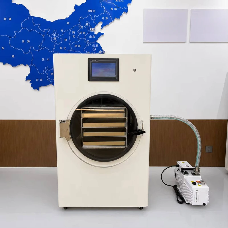 High-Quality Freeze Dryer Candy, Milk, Fruit, And Food; Freeze-Drying Machine With Oil-Free Vacuum Pump For Home Use
High-Quality Freeze Dryer Candy, Milk, Fruit, And Food; Freeze-Drying Machine With Oil-Free Vacuum Pump For Home Use