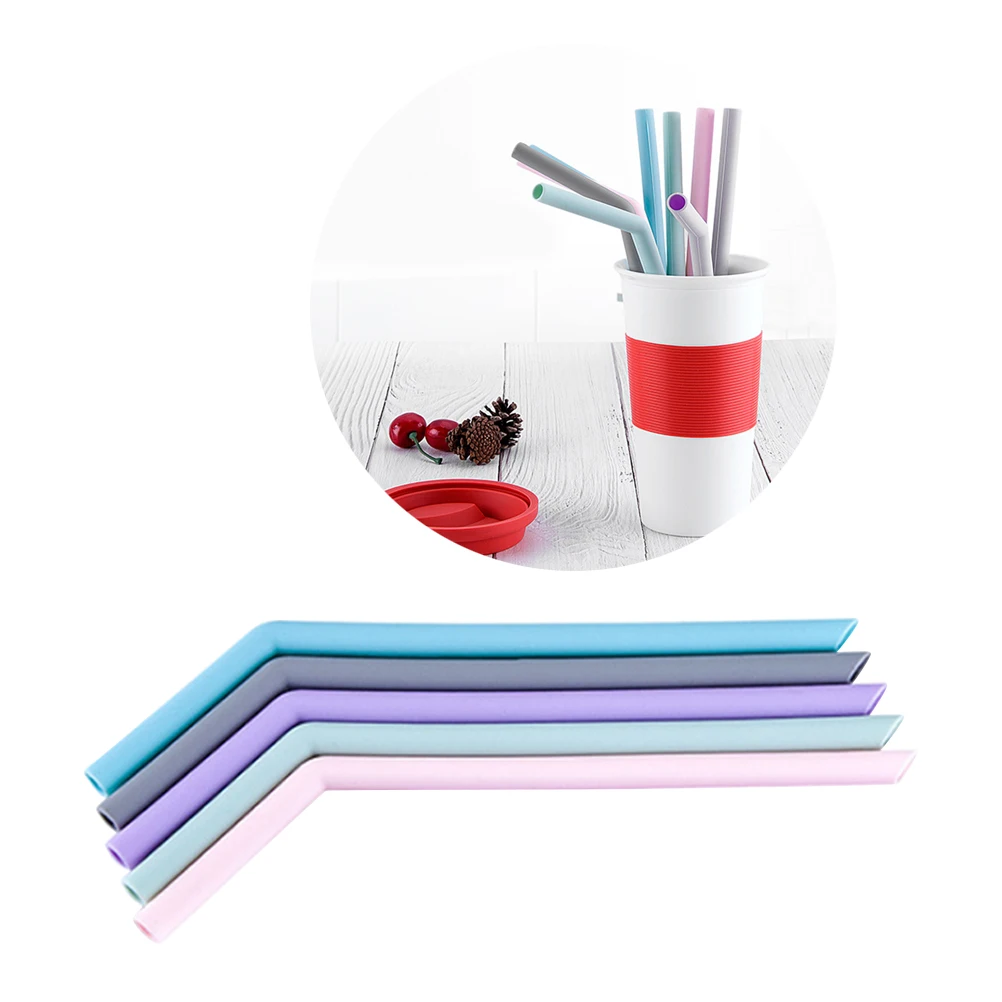 4 Pcs Colorful Reusable Silicone Straws Foldable Non-Toxic Curved Drinking Straws for Coffee Tea Smoothies Cocktails
4 Pcs Colorful Reusable Silicone Straws Foldable Non-Toxic Curved Drinking Straws for Coffee Tea Smoothies Cocktails