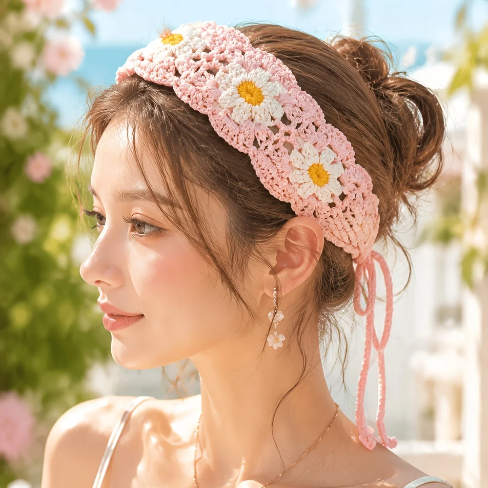 2Pcs retro pastoral hand-crocheted flower headband, soft, breathable and skin-friendly, moderate elasticity and not tight, multi-color optional to meet daily travel, home, dating photo needs, flower three-dimensional exquisite stitch design
2Pcs retro pastoral hand-crocheted flower headband, soft, breathable and skin-friendly, moderate elasticity and not tight, multi-color optional to meet daily travel, home, dating photo needs, flower three-dimensional exquisite stitch design