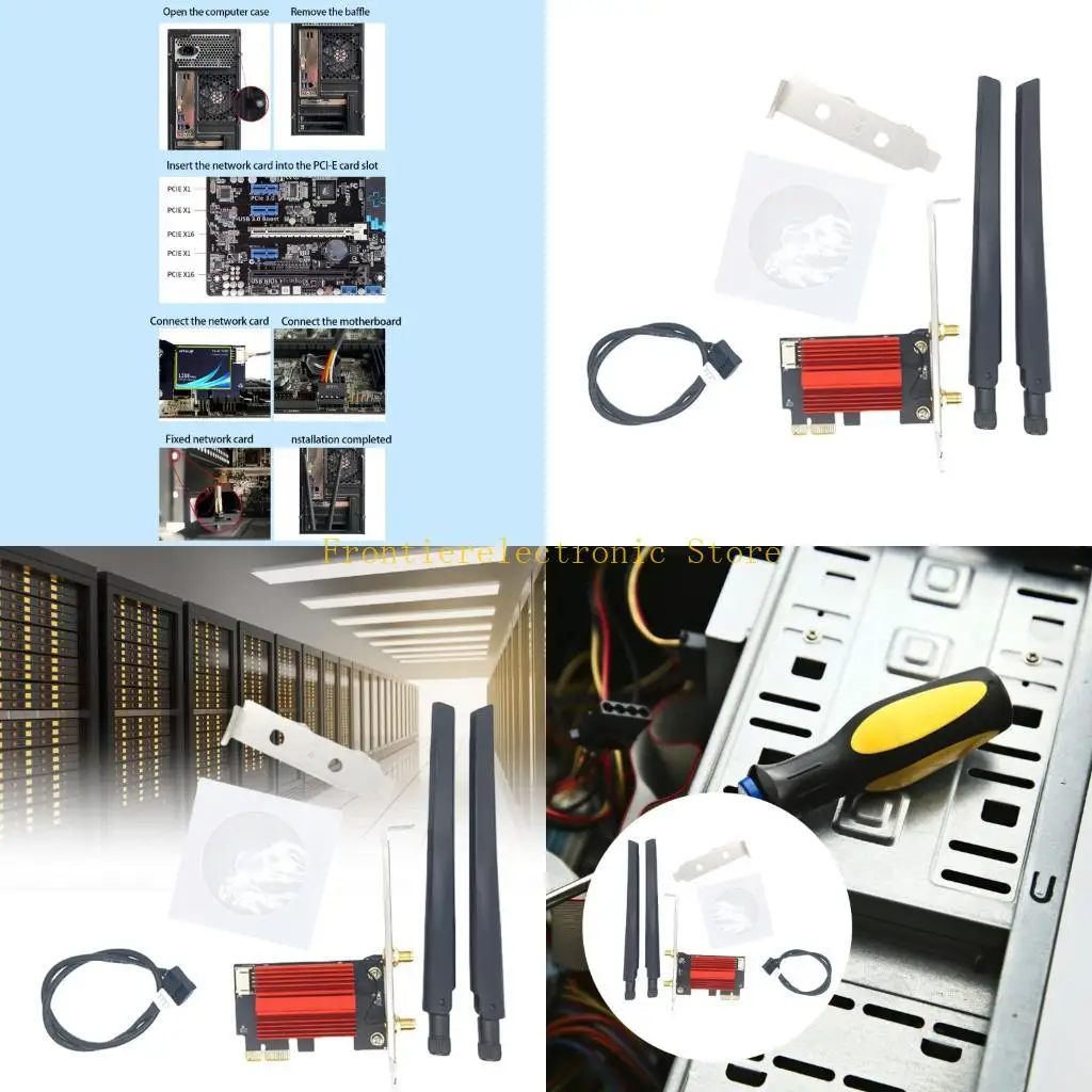 G8DB 1200mbps WiFi 5 Wireless Adapter Networking Card Double Band 2.4G/5GHz 802.11AC Bluetooth-compatible Desktop 
G8DB 1200mbps WiFi 5 Wireless Adapter Networking Card Double Band 2.4G/5GHz 802.11AC Bluetooth-compatible Desktop