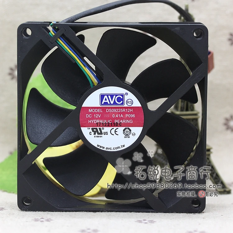 AVC DS09225R12H 9 см 9025 12 В 0,41 А 4-контактный ШИМ-вентилятор с максимальной скоростью воздушного потока
AVC DS09225R12H 9 см 9025 12 В 0,41 А 4-контактный ШИМ-вентилятор с максимальной скоростью воздушного потока