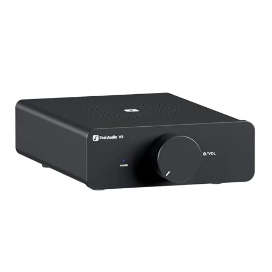 Home audio stereo amplifier for desktop home theater: TPA3255 Class D, 300W x2, 48V power supply, black aluminum chassis, compa
Home audio stereo amplifier for desktop home theater: TPA3255 Class D, 300W x2, 48V power supply, black aluminum chassis, compa