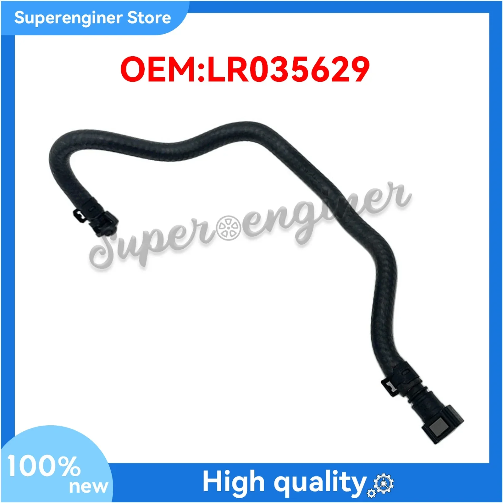 LR035629 New Engine Coolant Overflow Water Hose for Land Rover Range Rover Discovery Defender
LR035629 New Engine Coolant Overflow Water Hose for Land Rover Range Rover Discovery Defender