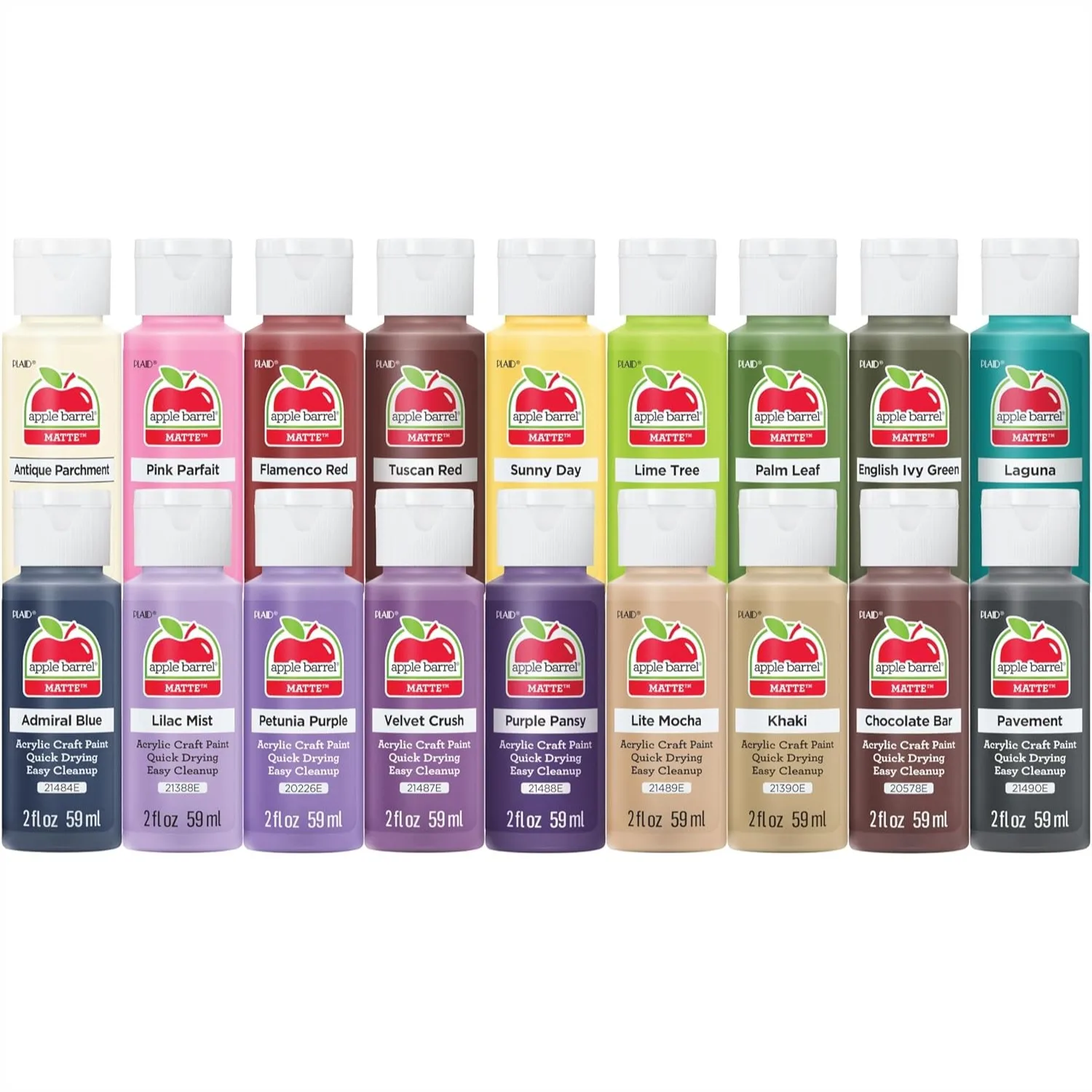 Matte Acrylic Craft Paint Set with 18 Colors for Beginners and Artists on All Surfaces
Matte Acrylic Craft Paint Set with 18 Colors for Beginners and Artists on All Surfaces