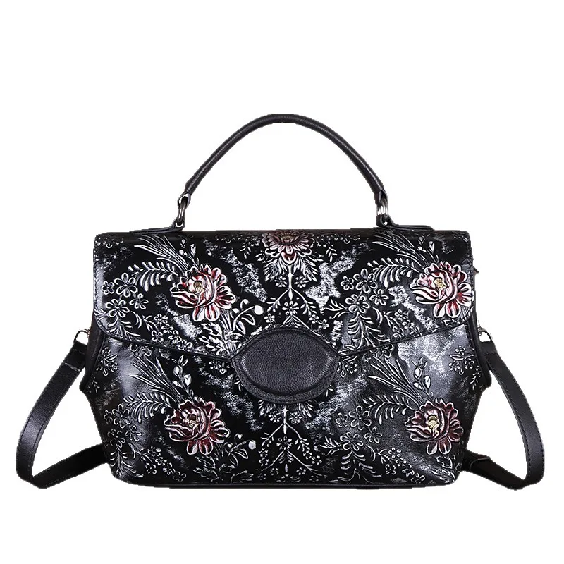 Nesitu High Quality Vintage Fashion New Flower Small Genuine Leather Women Handbag Cowhide Shoulder Messenger Bag M258
Nesitu High Quality Vintage Fashion New Flower Small Genuine Leather Women Handbag Cowhide Shoulder Messenger Bag M258