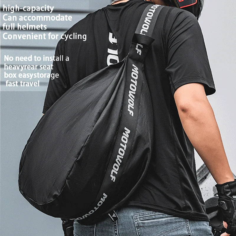 Motorcycle Helmet Bags Waterproof Backpack Reflective Universal Casual Chest Bag Luggage Mochila Tools Storage Bag Men Women
Motorcycle Helmet Bags Waterproof Backpack Reflective Universal Casual Chest Bag Luggage Mochila Tools Storage Bag Men Women