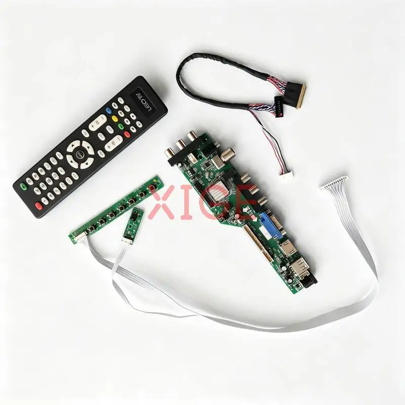 Controller Drive Board Fit LTN101NT02 N101L6 HT101WSB N101LGE Laptop Panel 1024x600 LVDS-40 Pin 1024*600 DVB/USB/AV/VGA/HDMI Kit
Controller Drive Board Fit LTN101NT02 N101L6 HT101WSB N101LGE Laptop Panel 1024x600 LVDS-40 Pin 1024*600 DVB/USB/AV/VGA/HDMI Kit