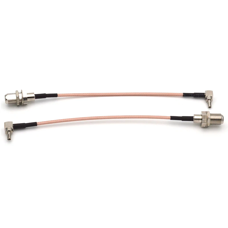 A20F-10 Pieces RF Connector F To CRC9 Cable F Female To CRC9 Rightangle RG316 Pigtail Cable 15Cm
A20F-10 Pieces RF Connector F To CRC9 Cable F Female To CRC9 Rightangle RG316 Pigtail Cable 15Cm