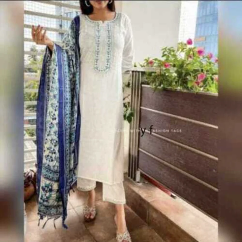 Pakistani Palazzo Suit Salwar Kameez Women White Palazzo Kurta with Dupatta Sets
Pakistani Palazzo Suit Salwar Kameez Women White Palazzo Kurta with Dupatta Sets