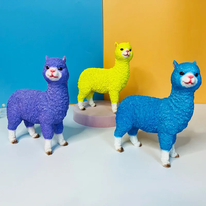 Affordable Luxury Fashion Cross-Border Solid Color Cute New Simulation Alpaca Animal Decorations Home Living Room Interior Simpl
Affordable Luxury Fashion Cross-Border Solid Color Cute New Simulation Alpaca Animal Decorations Home Living Room Interior Simpl