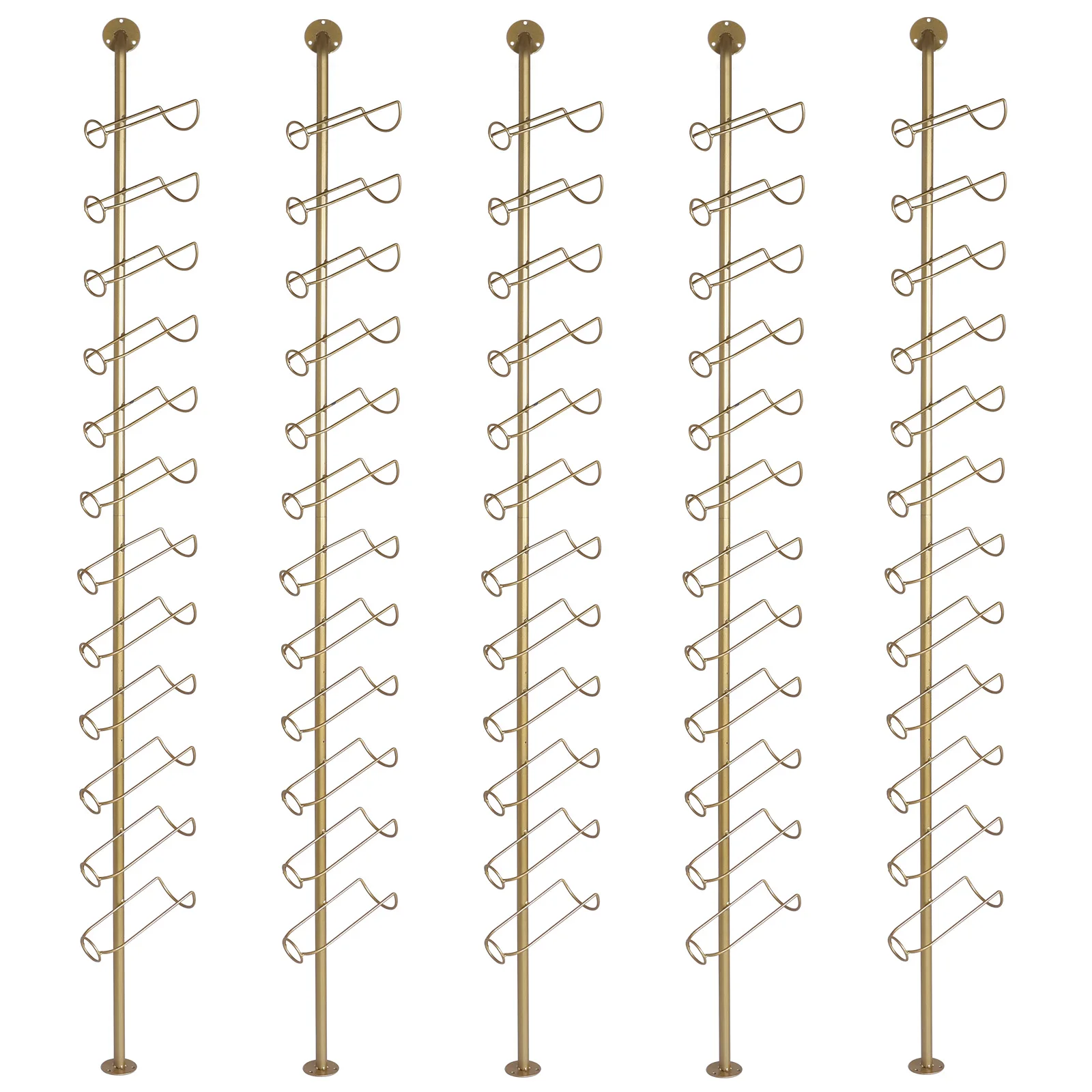 10 Pack Freestanding Floor Metal Wine Rack for 120 Bottles Wine Storage Display Holder for Kitchen Pantry Dining Room Bar
10 Pack Freestanding Floor Metal Wine Rack for 120 Bottles Wine Storage Display Holder for Kitchen Pantry Dining Room Bar