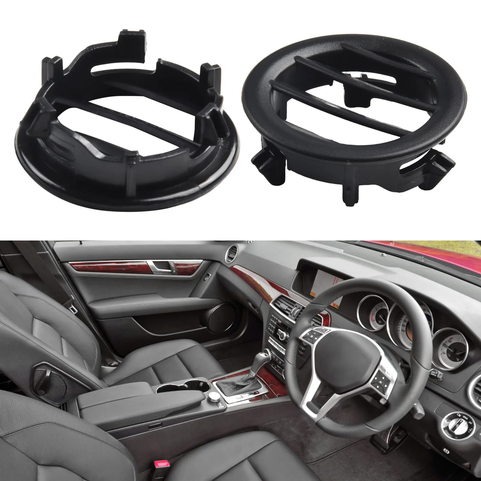 1Pair Left+Right Air AC Vent For Mercedes For Benz W204 C Class C300/C350/C630 Air Vent Outlet Grille Covers Car Accessories
1Pair Left+Right Air AC Vent For Mercedes For Benz W204 C Class C300/C350/C630 Air Vent Outlet Grille Covers Car Accessories