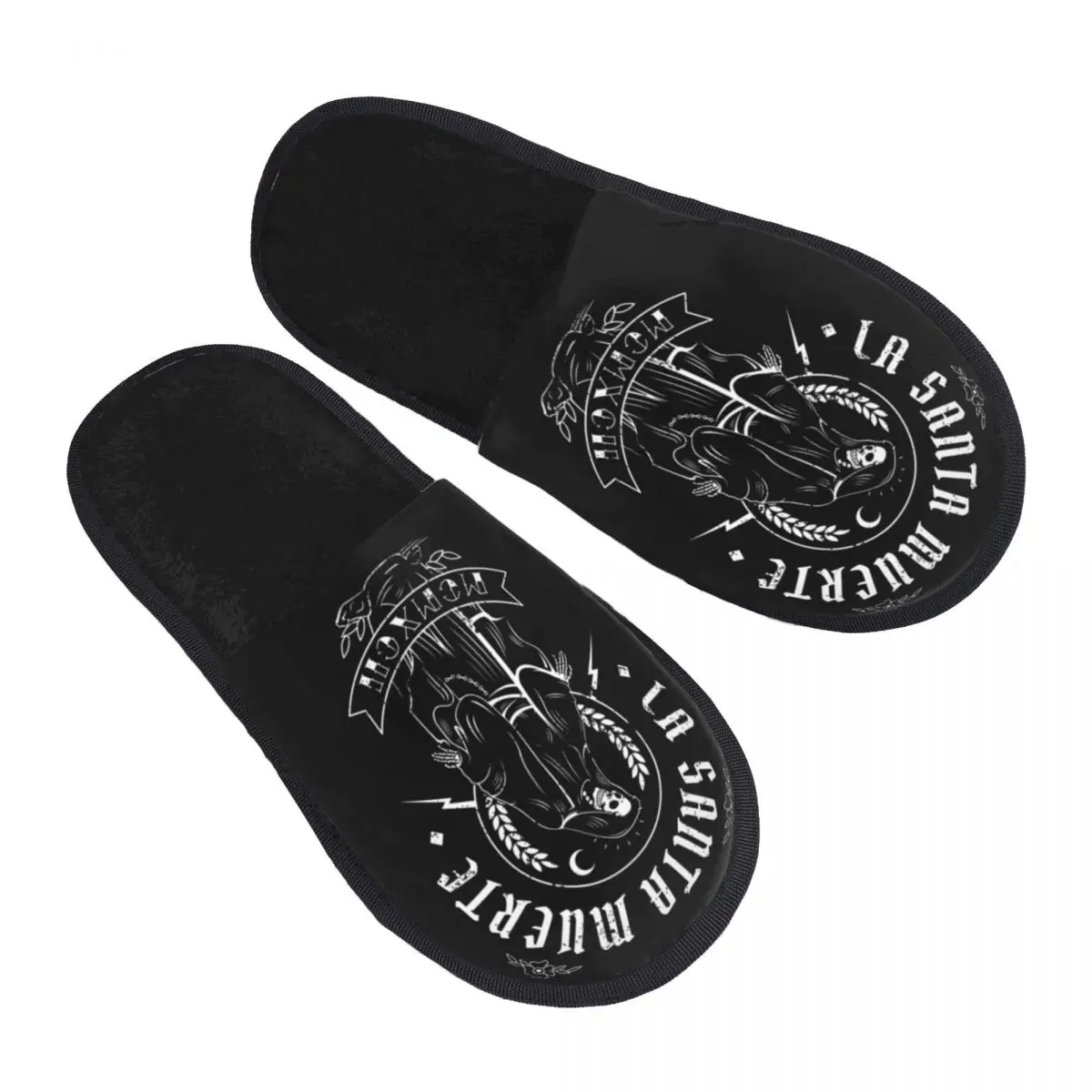 Custom Print Women LLa Santa Muerte Classic. House Slippers Soft Warm Memory Foam Fluffy Slipper Indoor Outdoor Shoes
Custom Print Women LLa Santa Muerte Classic. House Slippers Soft Warm Memory Foam Fluffy Slipper Indoor Outdoor Shoes