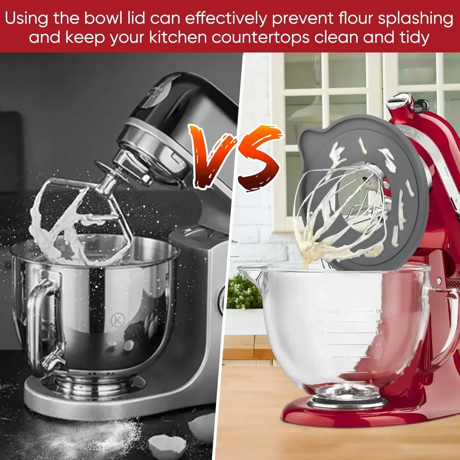 XMSJ-Sale Tilt-Head Stand Mixer Glass Bowl, 5 QT,Compatible with Kitchenaid Artisan&Classic Series,Glass Bowl with Lid,Mixer Bow 
XMSJ-Sale Tilt-Head Stand Mixer Glass Bowl, 5 QT,Compatible with Kitchenaid Artisan&Classic Series,Glass Bowl with Lid,Mixer Bow