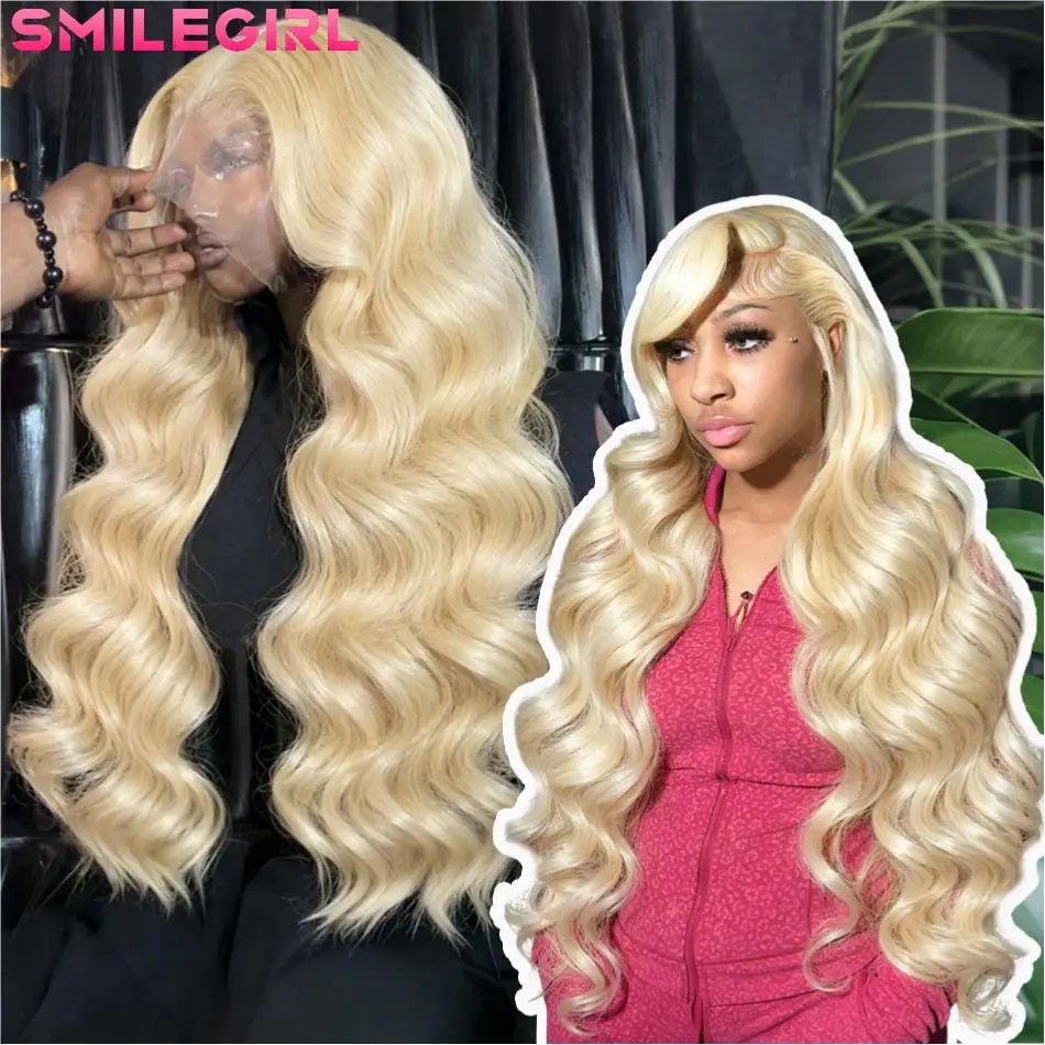 613 Body Wave Lace Front Wig Human Hair 12A Brazilian 13X6 Blonde Lace Frontal Wig 260 Density Pre Plucked Bleached Knots With Baby Hair 34 Inch For Women
613 Body Wave Lace Front Wig Human Hair 12A Brazilian 13X6 Blonde Lace Frontal Wig 260 Density Pre Plucked Bleached Knots With Baby Hair 34 Inch For Women
