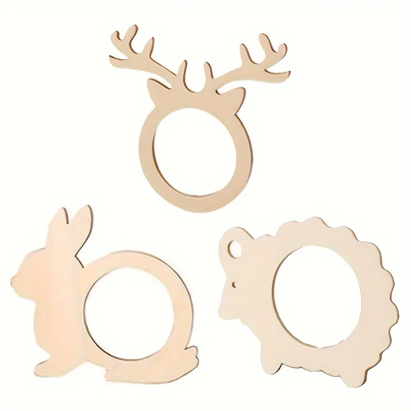 1set/20pcs Easter Wood Slice Napkin Ring Tableware DIY Home Western Restaurant Napkin Clasp for Table Decoration
1set/20pcs Easter Wood Slice Napkin Ring Tableware DIY Home Western Restaurant Napkin Clasp for Table Decoration