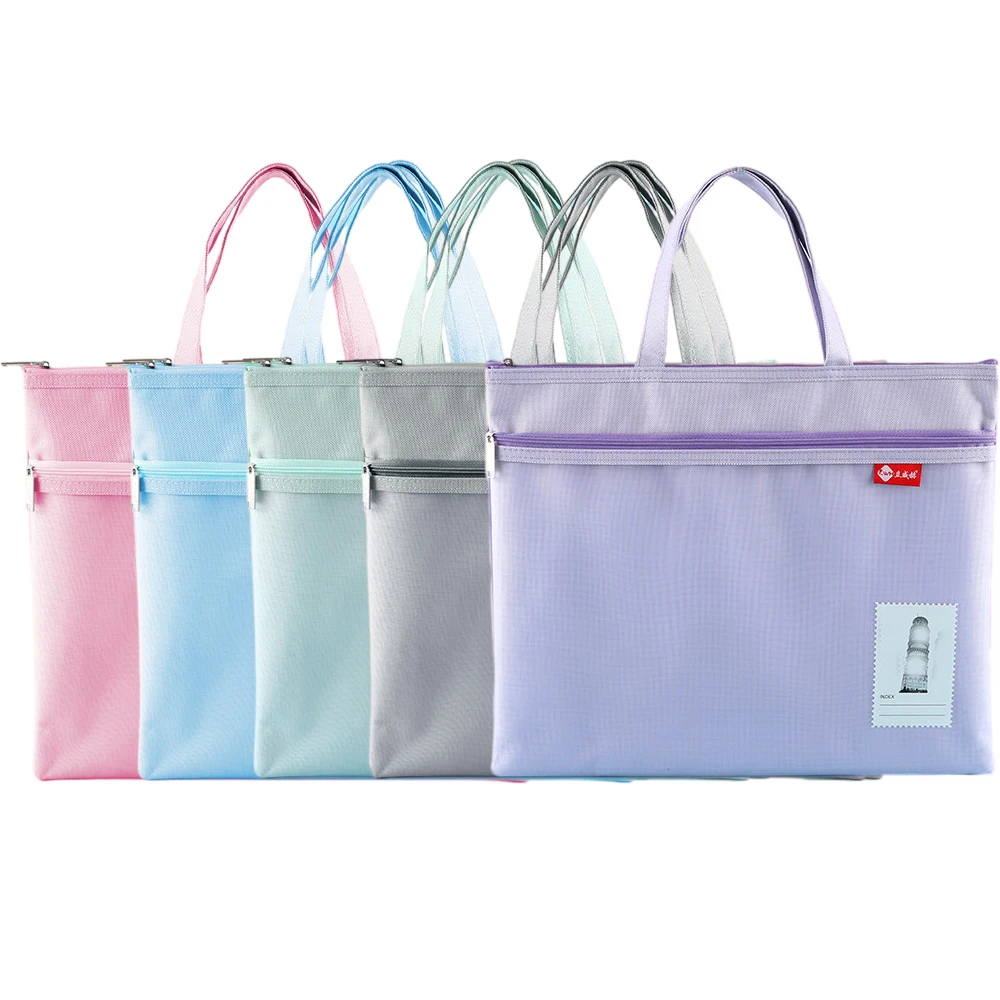 Mesh Zipper Pouch Double Pocket Waterproof Dustproof File Bag with Handle Document Storage
Mesh Zipper Pouch Double Pocket Waterproof Dustproof File Bag with Handle Document Storage