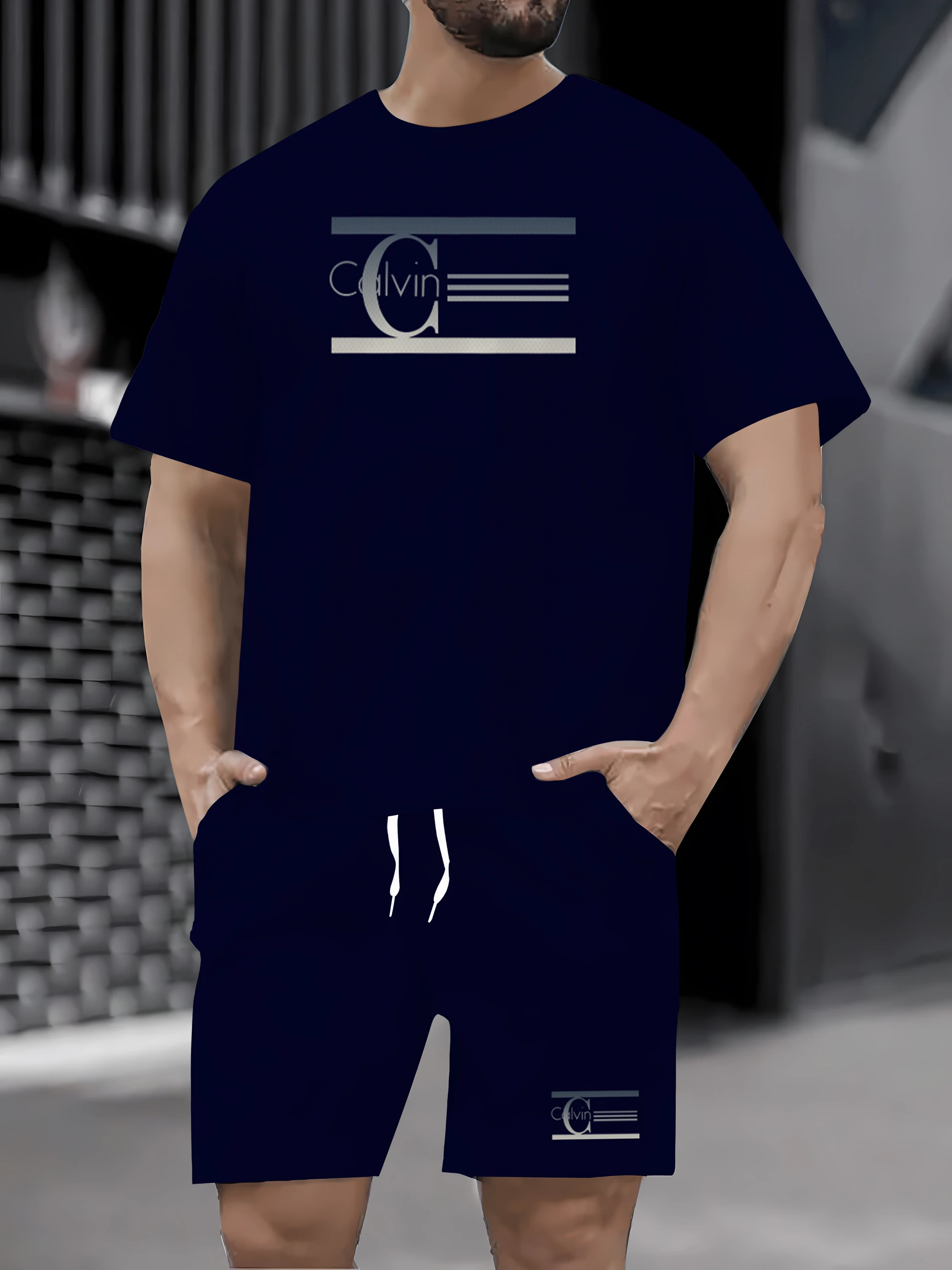 2025 Summer New Men's 2D Printed Printed Short Sleeve T-shirt Set Fashion Casual Men's T-shirt Two Piece Set
2025 Summer New Men's 2D Printed Printed Short Sleeve T-shirt Set Fashion Casual Men's T-shirt Two Piece Set