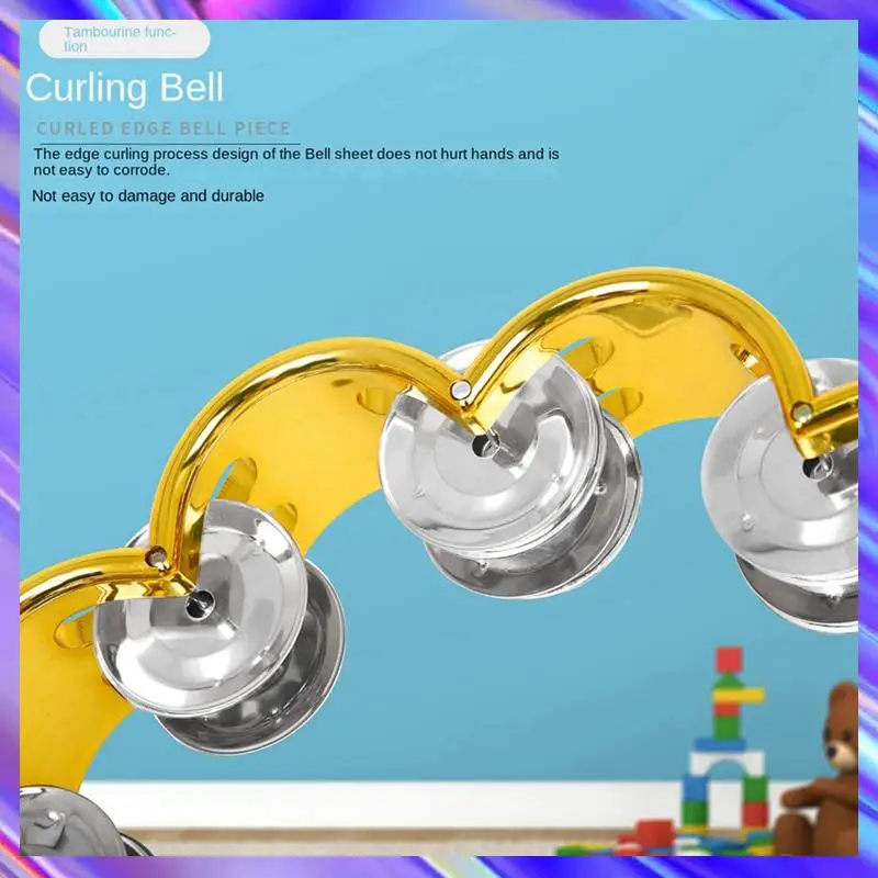 Double Layer Plum Flower Shape Hand Bell,Handheld Tambourine,Silver Easy Install
Double Layer Plum Flower Shape Hand Bell,Handheld Tambourine,Silver Easy Install