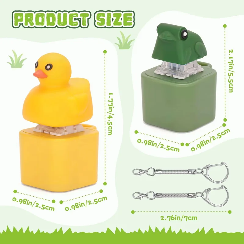 Rechargeable Squeeze Stress Relief Toy Cute Frog Keychain Pendant With Sound Portable Decompression Artifact Gift For Friends
Rechargeable Squeeze Stress Relief Toy Cute Frog Keychain Pendant With Sound Portable Decompression Artifact Gift For Friends