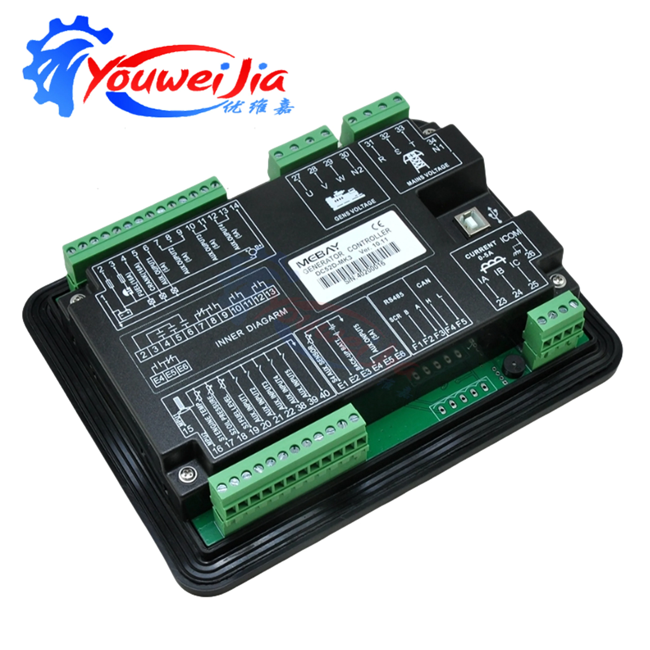 Xeon MEBAY Diesel Generator Control Panel Module Kit DC52D MK3 Engine Generator Controller for Diesel Machines
Xeon MEBAY Diesel Generator Control Panel Module Kit DC52D MK3 Engine Generator Controller for Diesel Machines