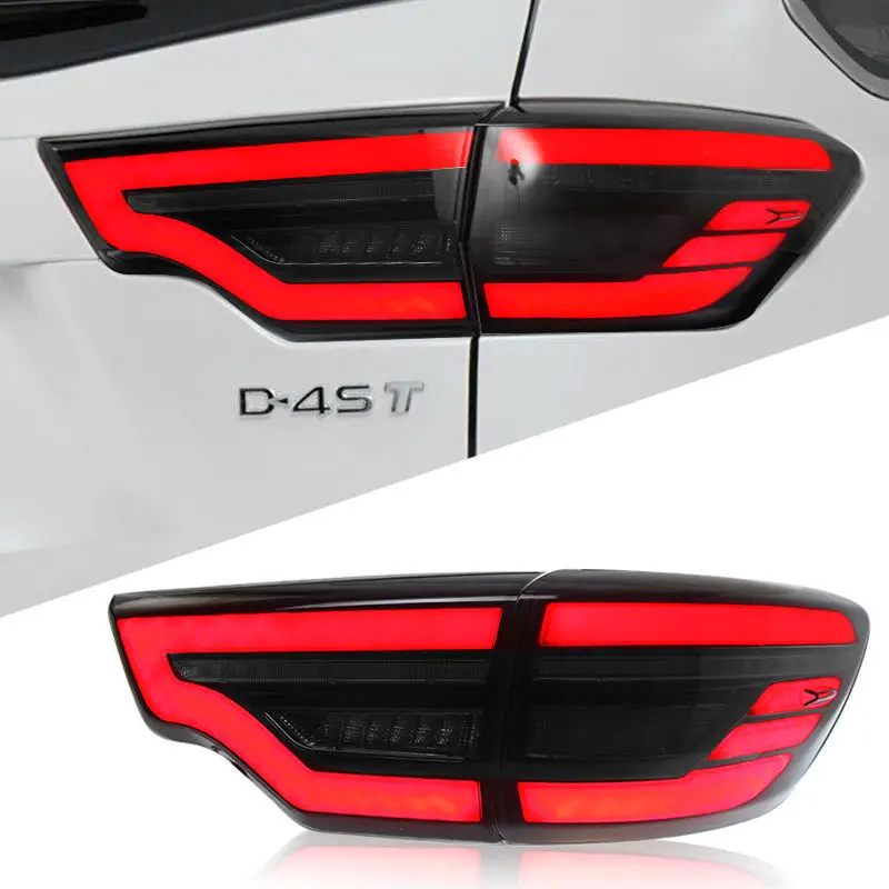 Suitable for 2015-2020 new Highlander taillight assembly modified LED running lights brake lights flowing turn signal lights
Suitable for 2015-2020 new Highlander taillight assembly modified LED running lights brake lights flowing turn signal lights